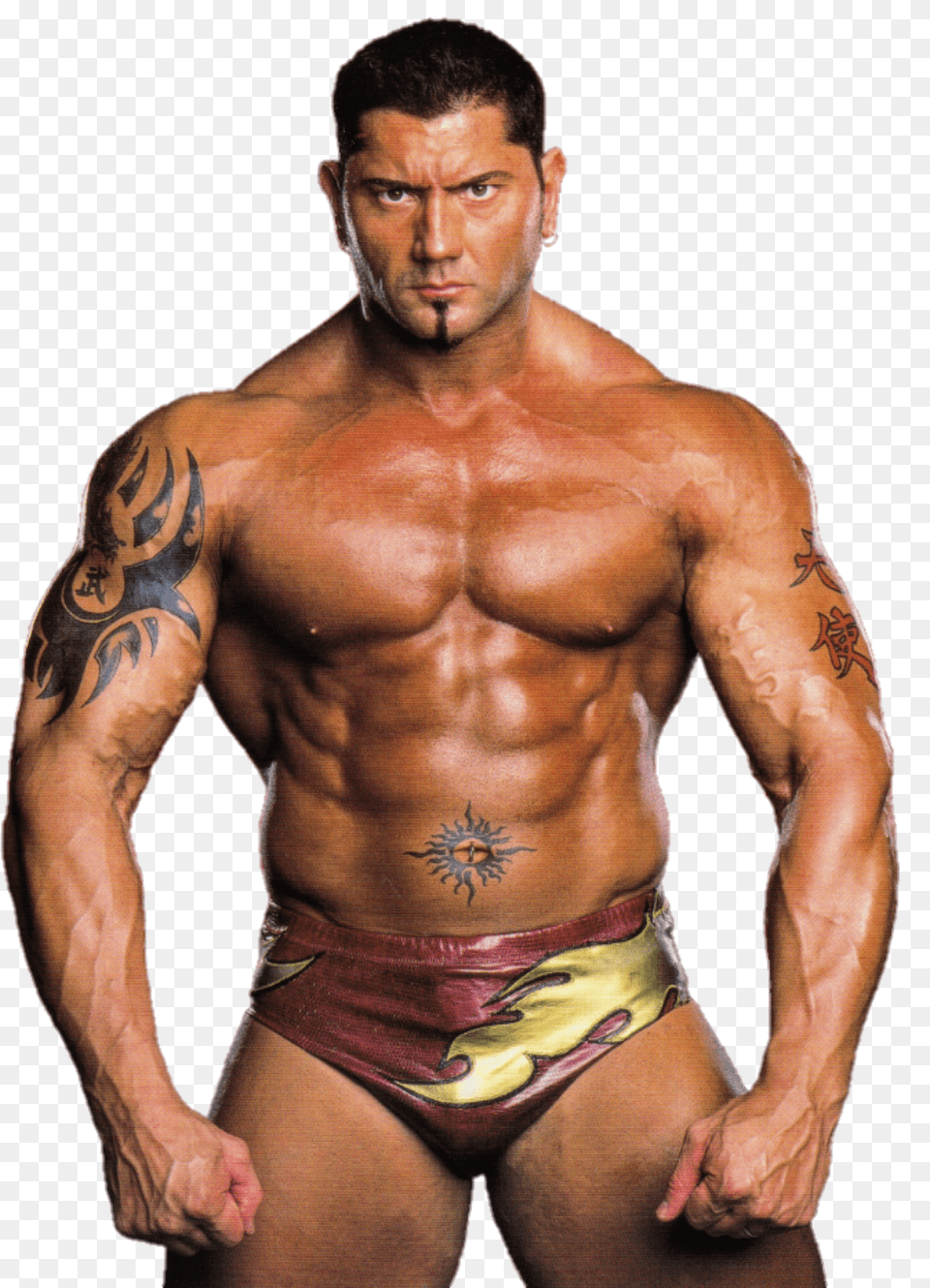 Batista Wwe, Person, Skin, Tattoo, Adult Png Image