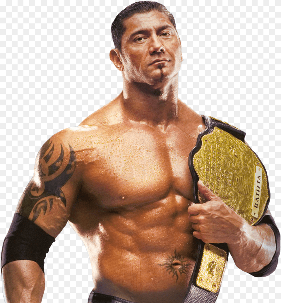 Batista Wwe Championship Background Batista World Heavyweight Championship, Adult, Male, Man, Person Png Image