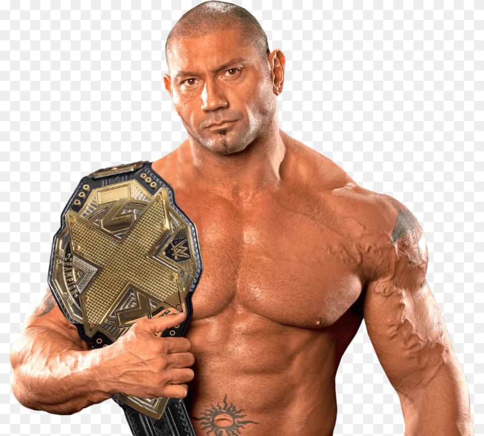 Batista Wwe Championship Transparent Batista Transparent, Male, Adult, Person, Man Png