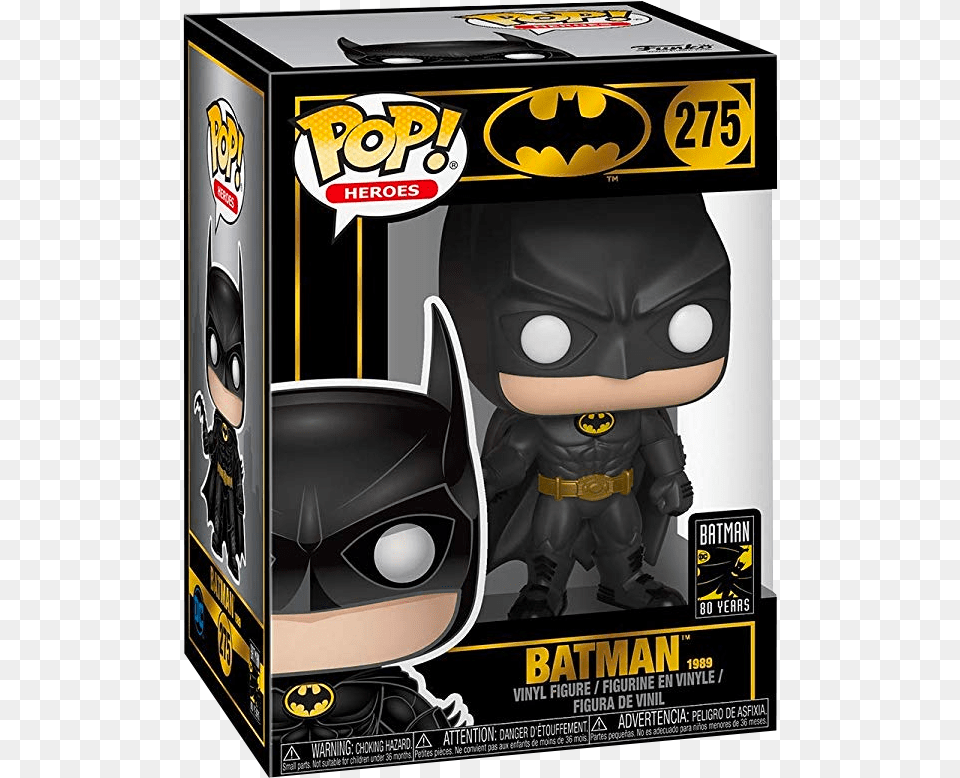 Batman 1989 Movie Pop Vinyl Figure By Funkoquotclass Batman Funko Pop 80 Years, Person Png Image