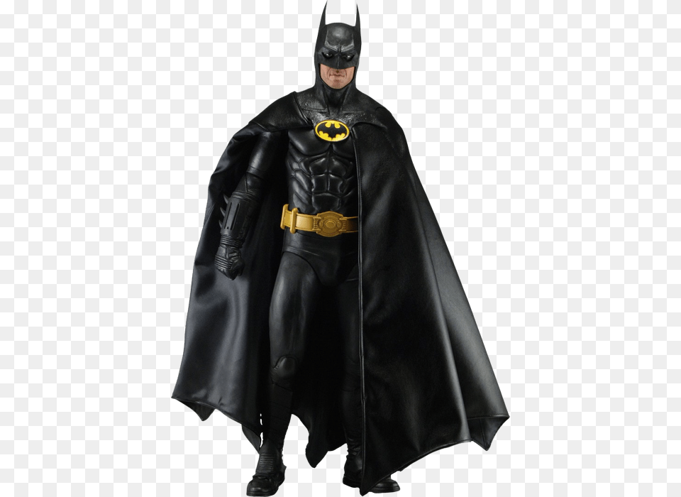 Batman 1989 Tim Burton Batman Action Figure, Cape, Clothing, Fashion, Coat Free Png Download