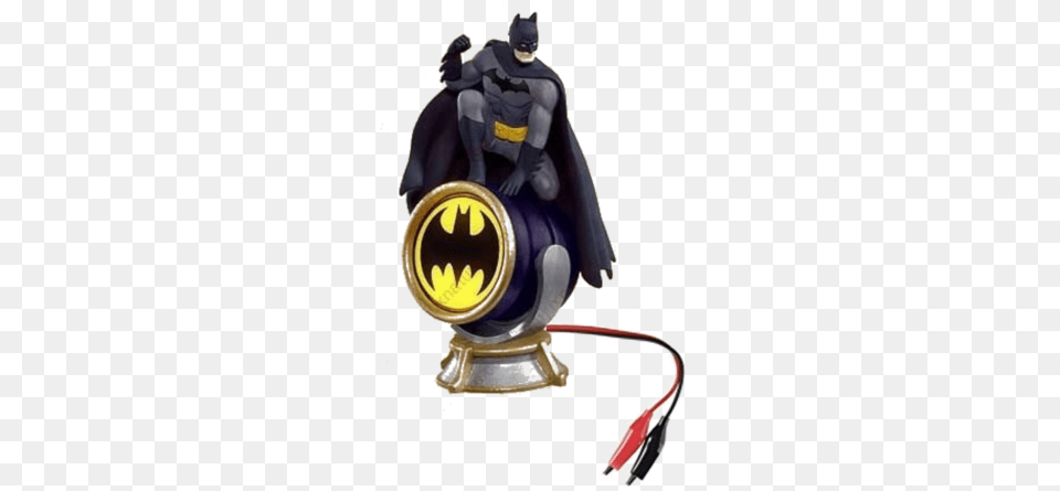 Batman 66 Bat Signal Projector Light Premium Batman Bat Signal 2006 Hallmark Ornament, Adult, Male, Man, Person Free Png