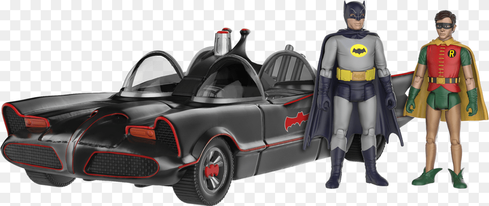 Batman 66 Gets The Action Figure Line It Should Have Decades Funko Batmobile 1966, Adult, Person, Man, Male Free Png Download