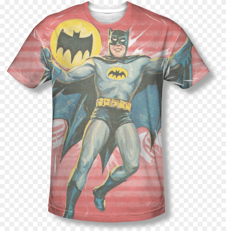 Batman 66 Wrong Question All Over T Shirt, Clothing, T-shirt, Adult, Male Free Png