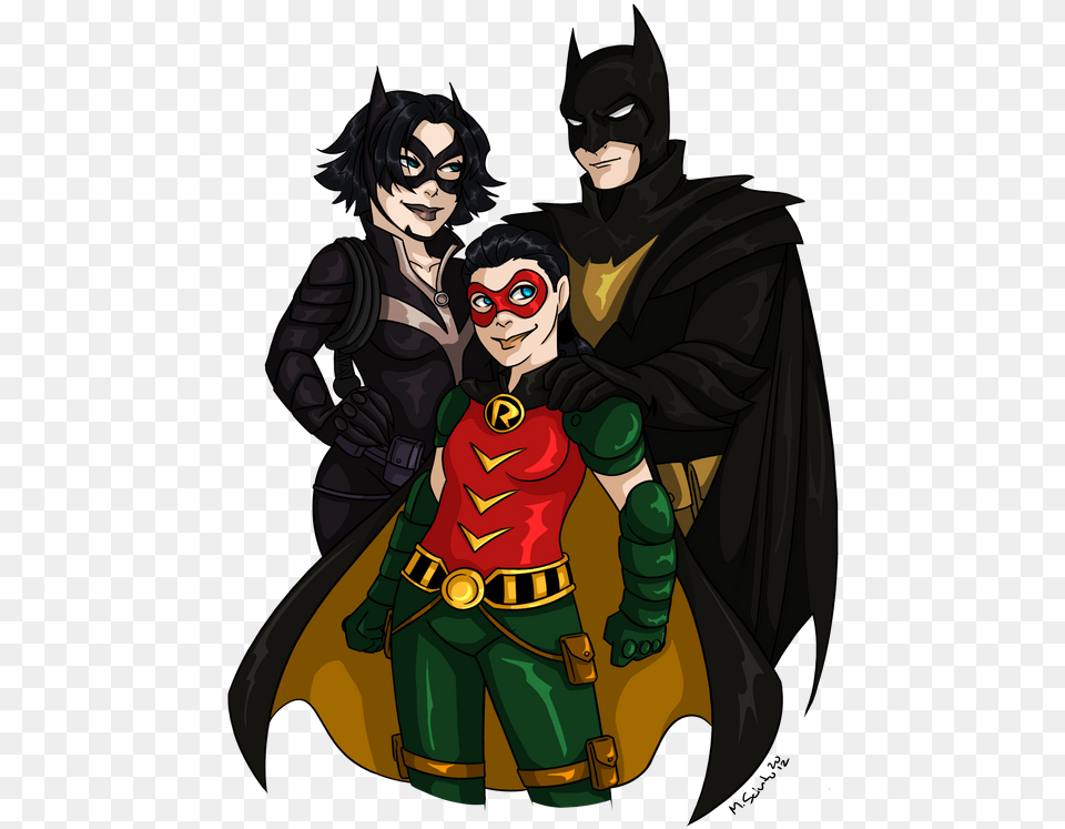 Batman And Catwoman Family, Face, Head, Person, Baby Free Transparent Png