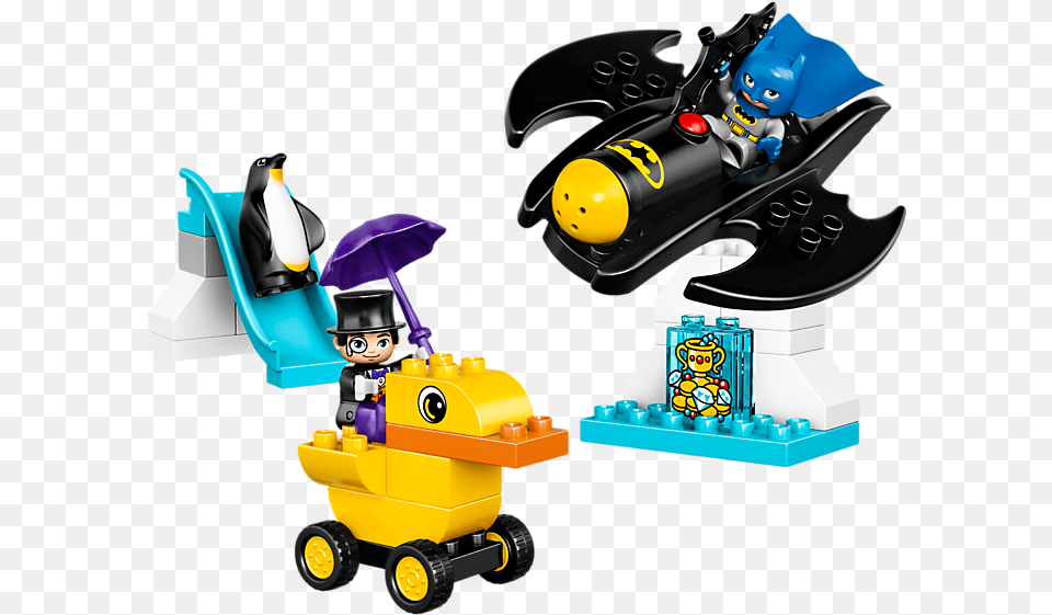Batman And Penguin Duplo Lego Duplo Sets Batman, Grass, Plant, Device, Lawn Free Png