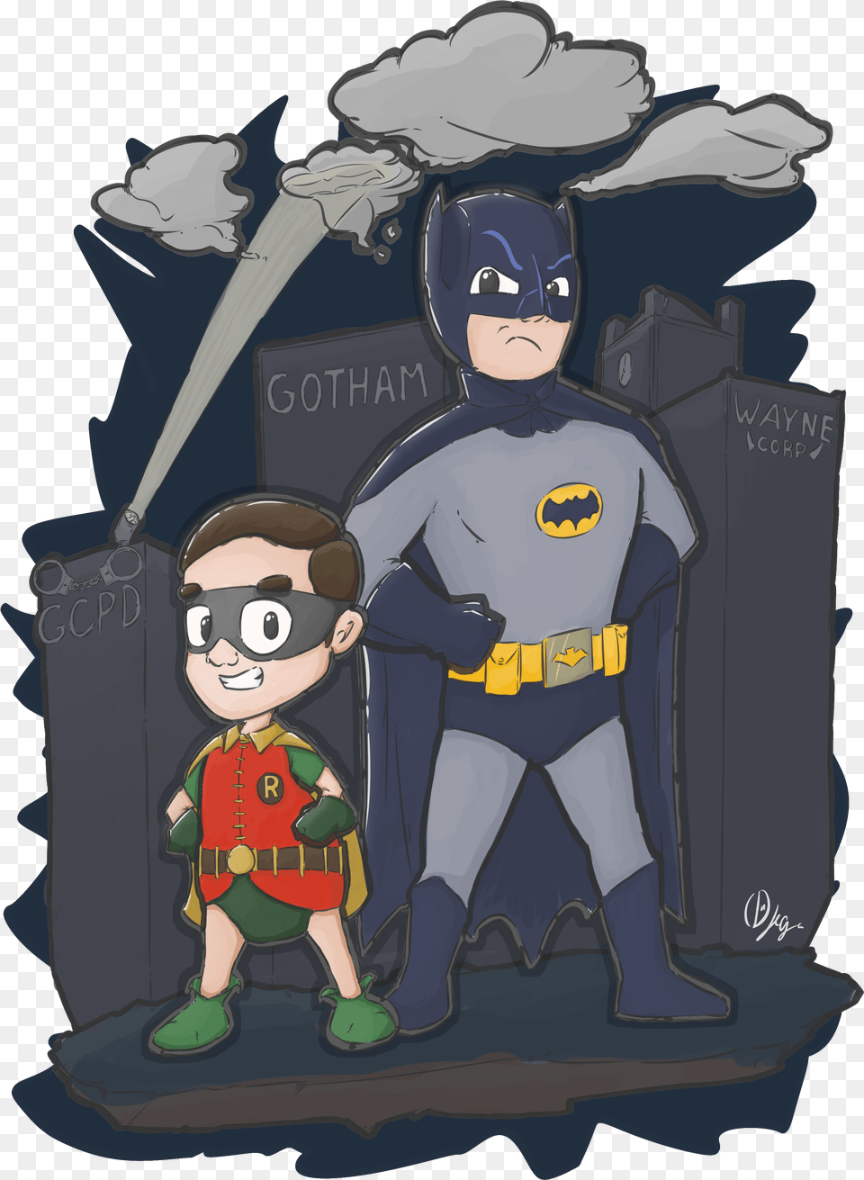 Batman And Robin Cartoon, Person, Baby, Face, Head Png