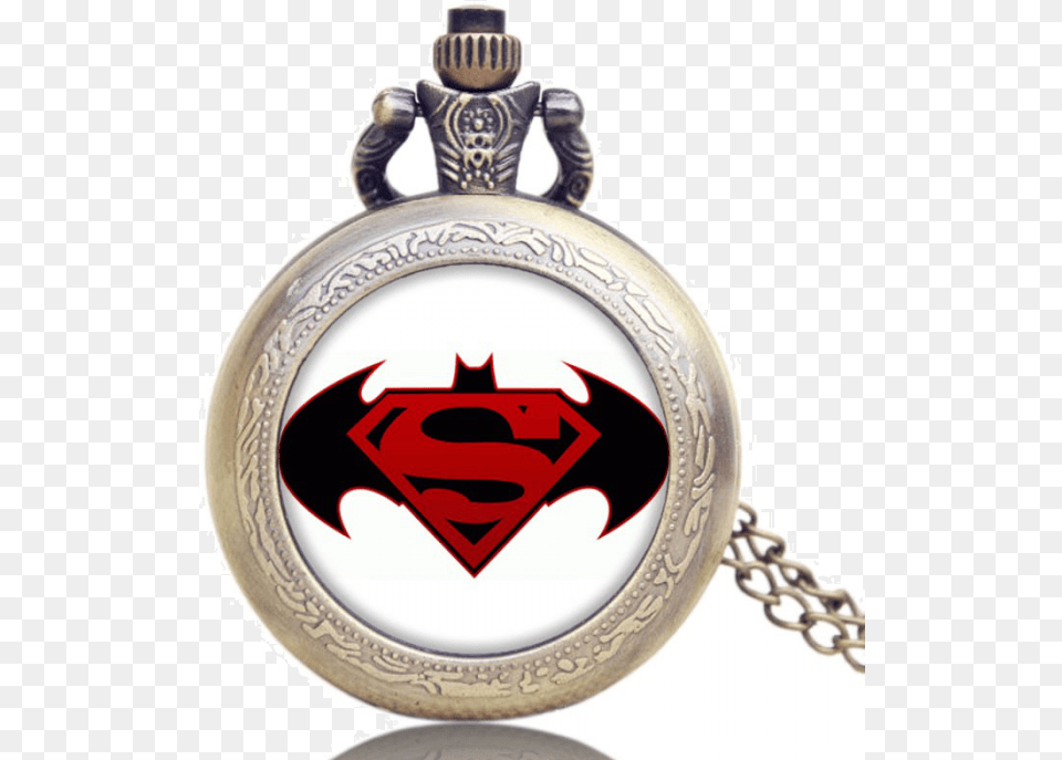 Batman And Superman Pocket Watches Pocket Watch, Accessories, Pendant, Jewelry, Locket Free Transparent Png