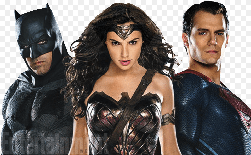 Batman And Superman Transparent Background Wonder Woman Ben Affleck, Adult, Person, Female, Costume Png Image