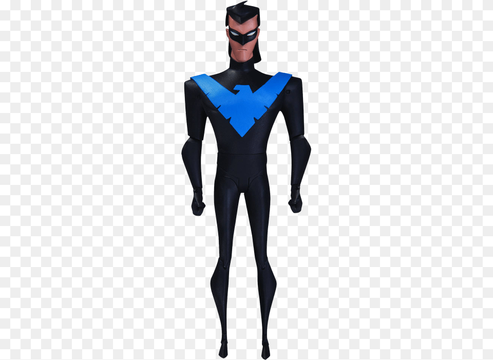Batman Animated Series Nightwing Action Figure Dc Collectibles The New Batman Adventures Nightwing, Spandex, Clothing, Costume, Person Free Transparent Png