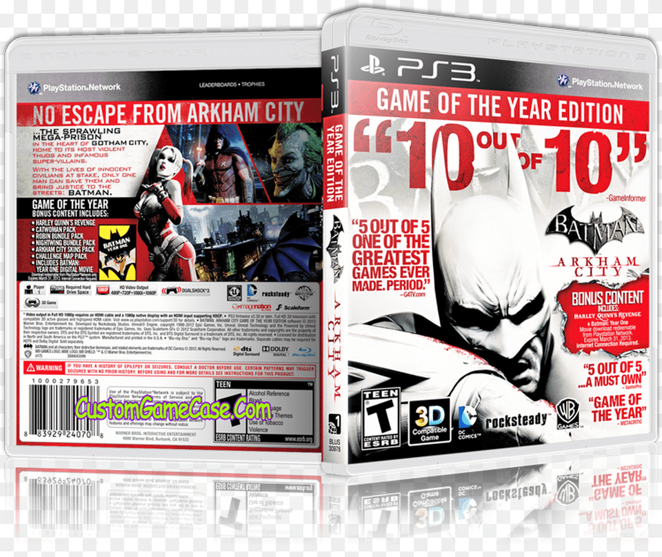 Batman Arkham City Batman Arkham City Gameof Year, Publication, Adult, Person, Woman Free Png