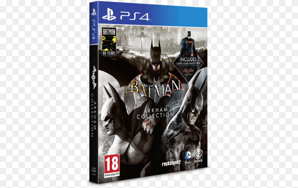 Batman Arkham Collection Steelbook Edition, Adult, Male, Man, Person Free Png