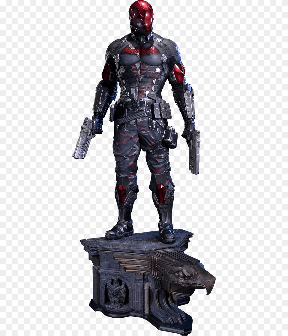 Batman Arkham Knight Red Hood Statue, Adult, Male, Man, Person Free Png