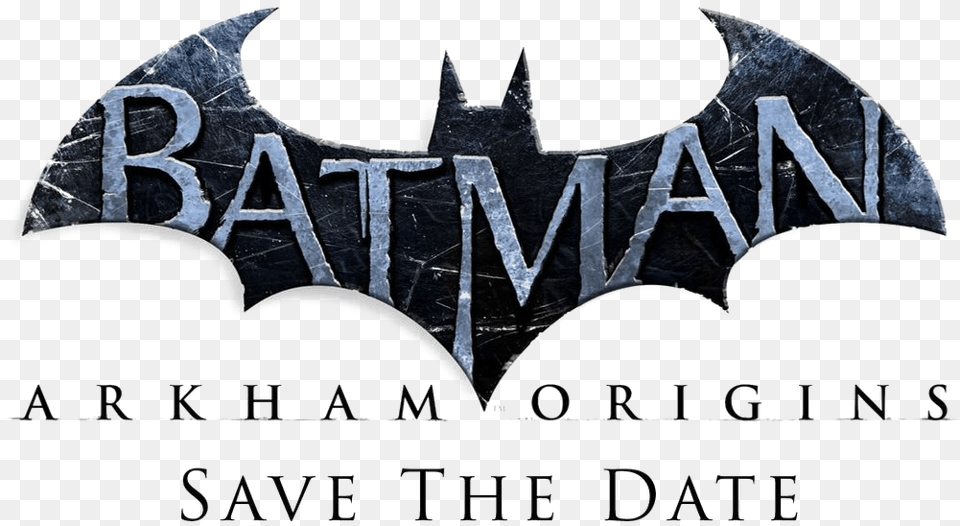 Batman Arkham Origins Logo Hd Image Batman Arkham Origins Logo, Symbol, Batman Logo, Animal, Dinosaur Png