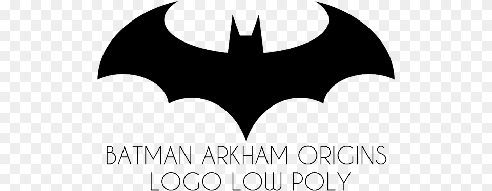 Batman Arkham Origins Low Poly Logo On Behance Logo Batman Arkham Origins, Symbol, Batman Logo, Accessories, Jewelry Free Png