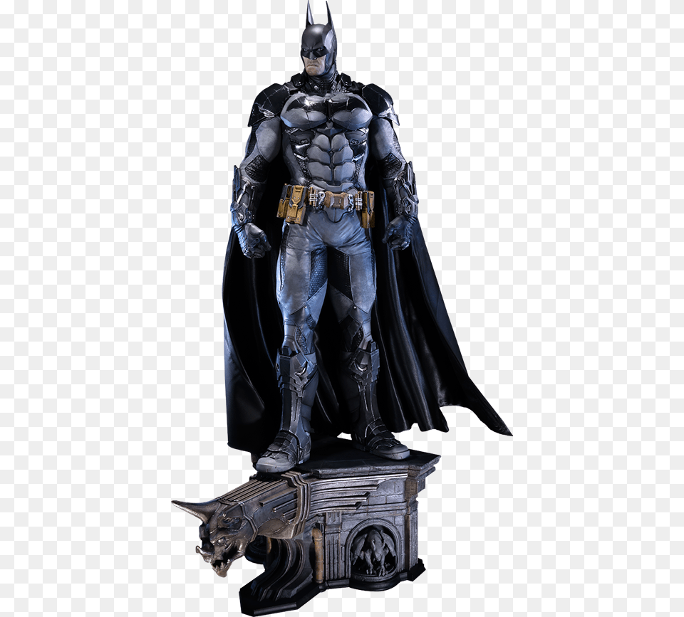 Batman Arkham Statue, Adult, Male, Man, Person Free Transparent Png