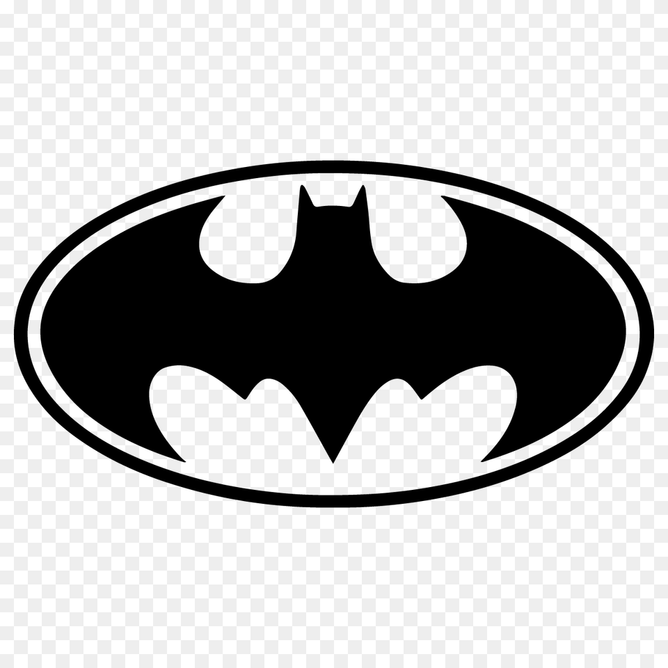 Batman Bat Signal Logo White Black Vector Symbol Vector, Gray Free Transparent Png