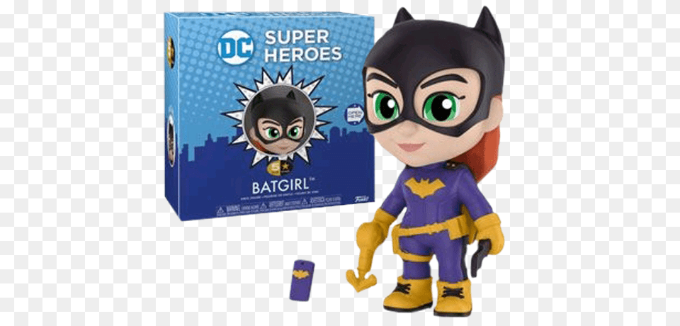 Batman Batgirl 5 Star 4 Inch Vinyl Figure Funko 5 Star Batman, Baby, Person, Face, Head Png Image