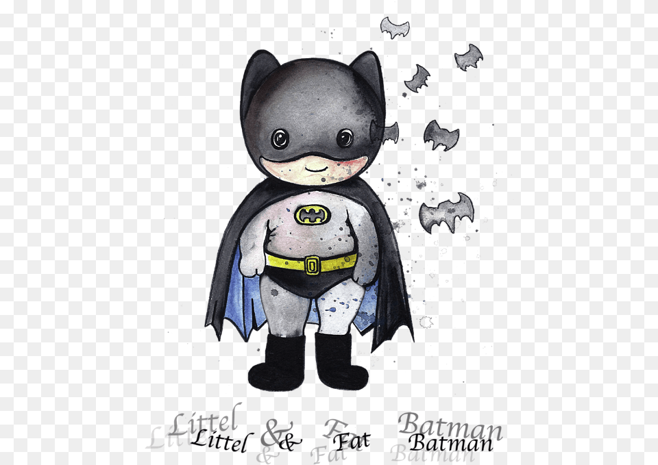 Batman Bats Little Fat Batman, Baby, Person Free Transparent Png