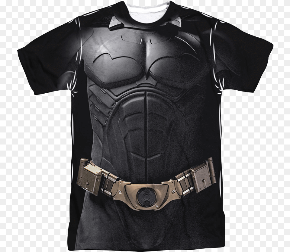 Batman Begins Costume T Shirt Batman Begins, Accessories, Buckle, Clothing, T-shirt Free Png Download