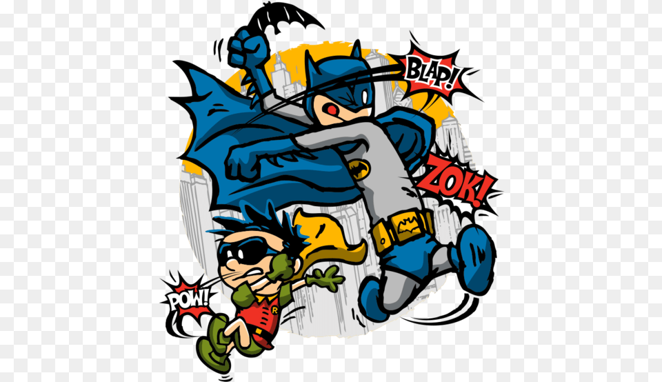 Batman Calvin And Hobbes, Baby, Person, Book, Comics Free Png