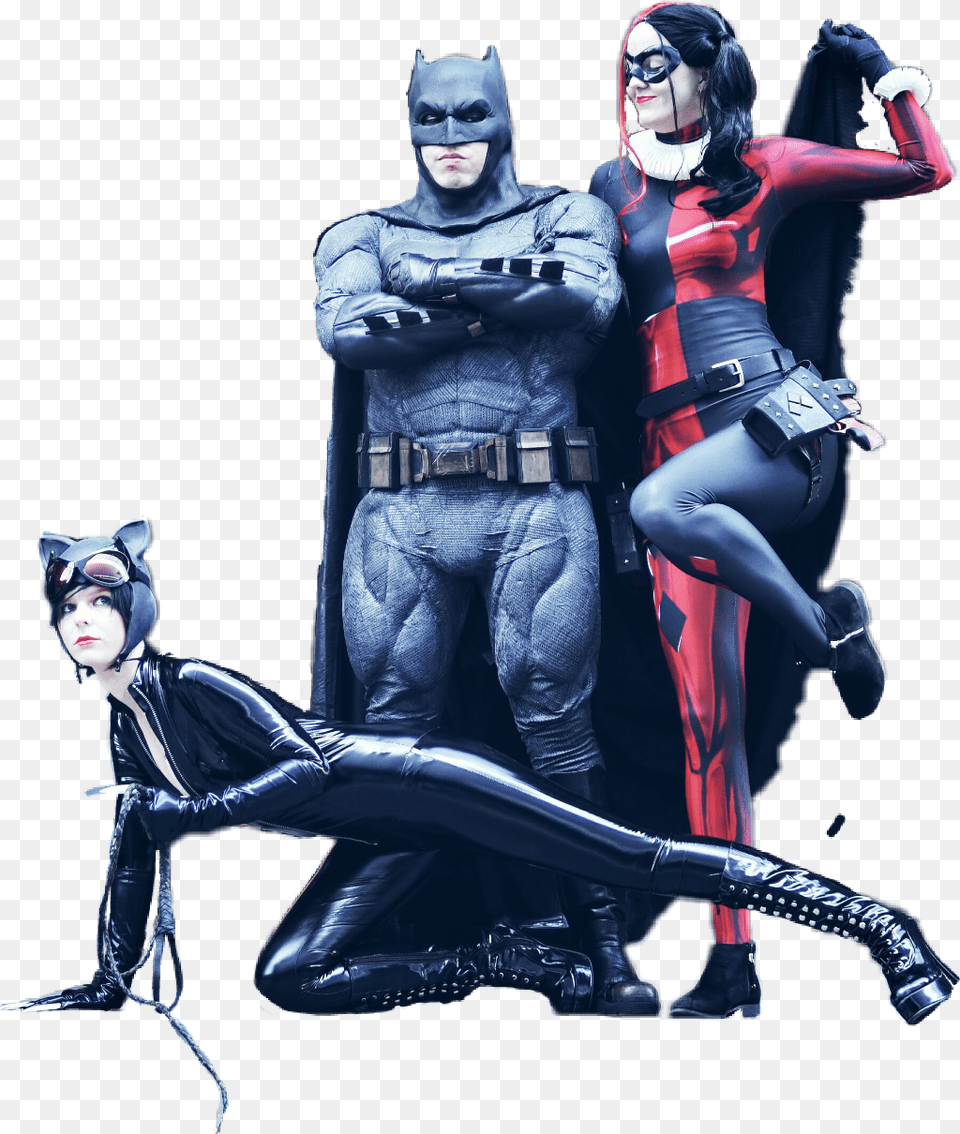 Batman Catwoman Cosplay Stu76 Action Figure, Adult, Person, Woman, Female Free Png Download