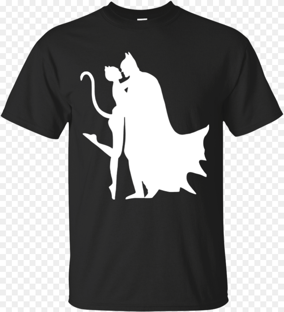 Batman Catwoman T Shirt, Clothing, T-shirt, Stencil Free Png Download