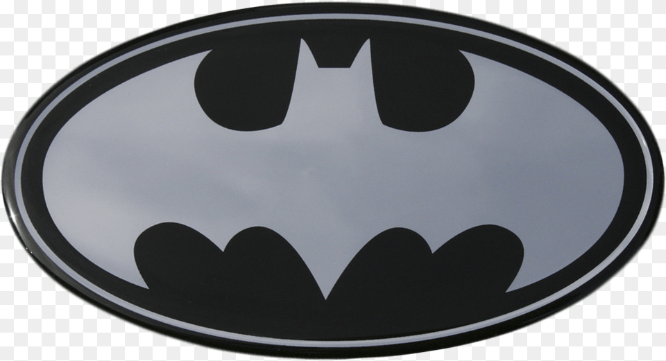 Batman Classic Logo Chrome Lensed Emblem Batman Car Logo, Symbol, Batman Logo Free Transparent Png