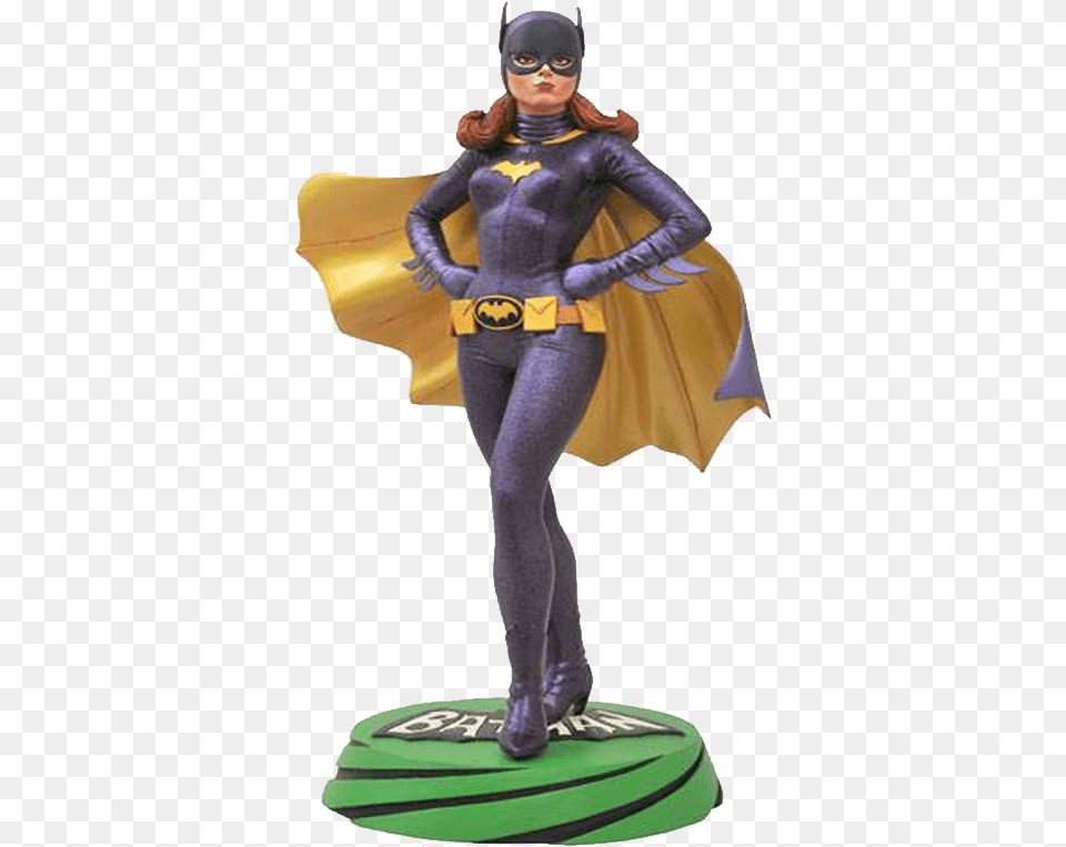 Batman Classic Tv Series Batman 1966 Batgirl Premiere Collection Resin Statue, Clothing, Costume, Person, Adult Free Transparent Png