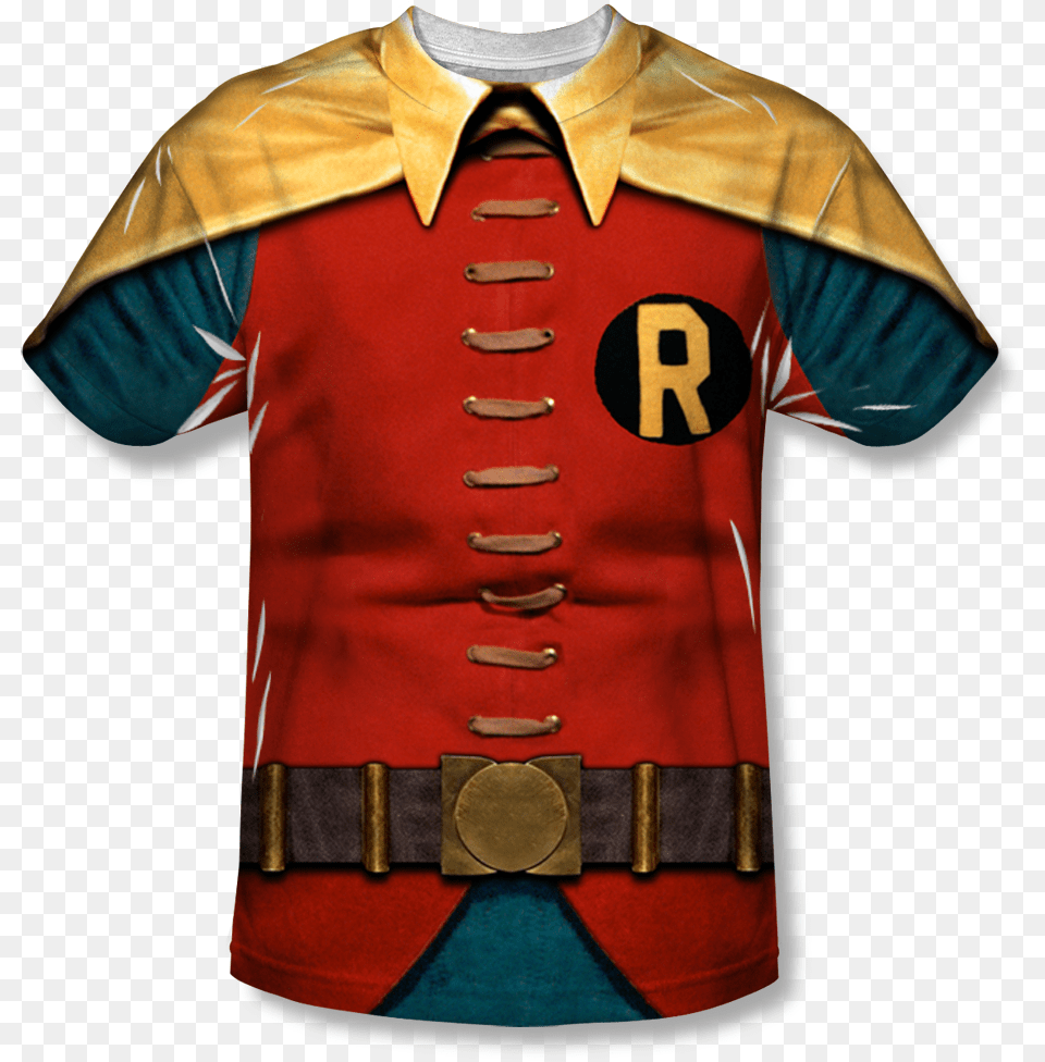 Batman Classic Tvrobin Costume Batman Robin T Shirt, Clothing, T-shirt, Vest, Adult Png Image