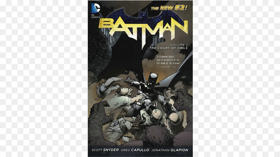 Batman Court Of Owls Cover, Adult, Male, Man, Person Free Transparent Png