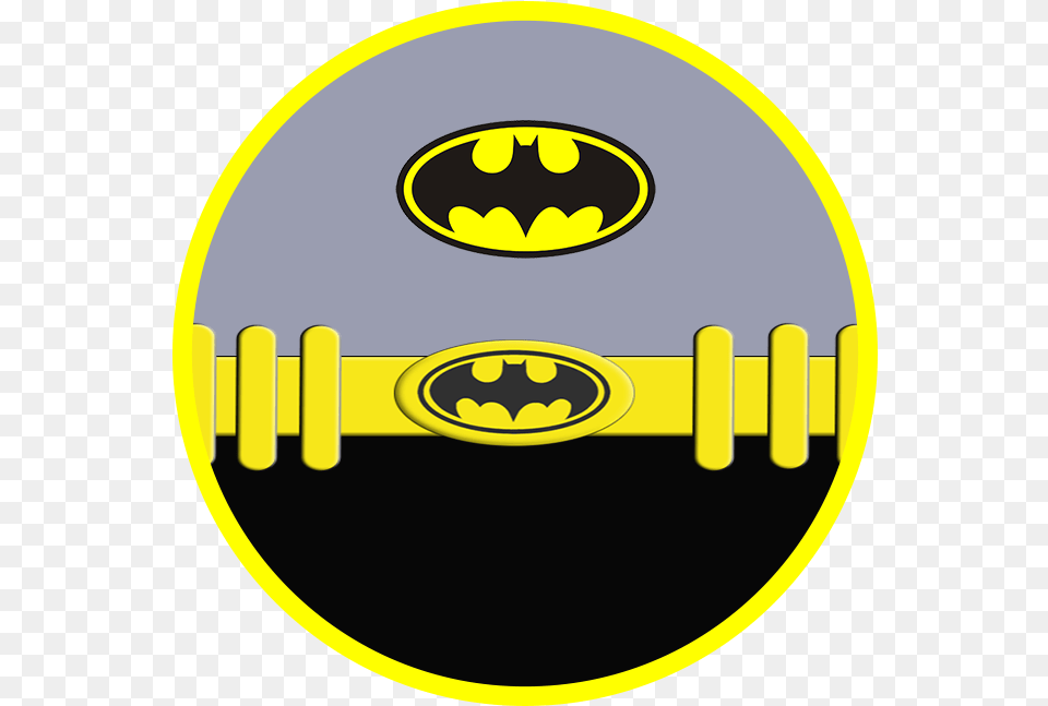 Batman Cupcake Toppers, Logo, Symbol, Batman Logo, Disk Png