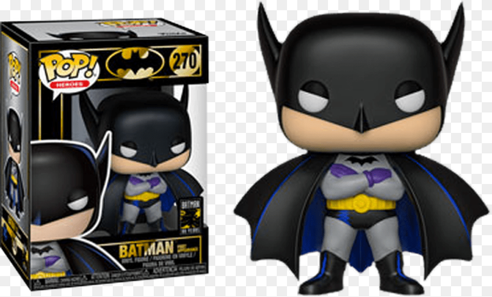 Batman First Appearance 80th Anniversary Pop Vinyl Funko Pop Batman First Appearance, Person, Toy, Baby, Home Decor Png Image