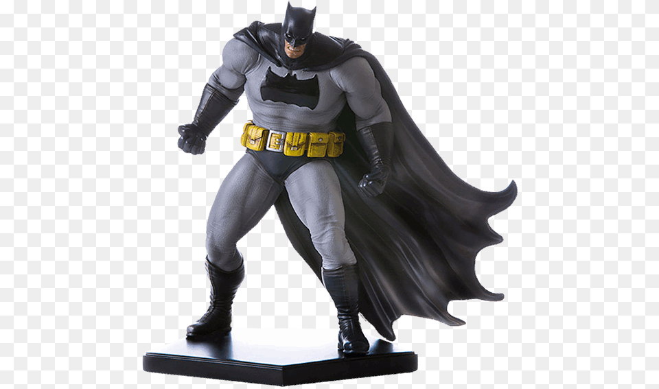 Batman Frank Miller Statue, Adult, Male, Man, Person Png Image