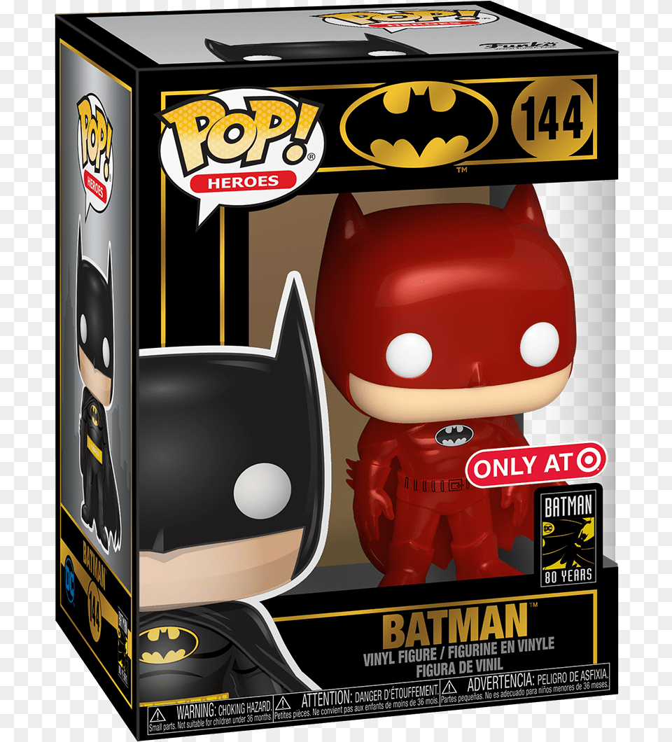 Batman Funko 80th Anniversary, Toy Free Png