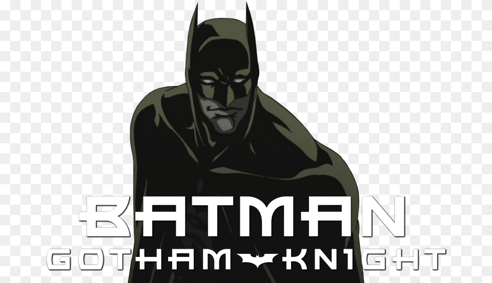 Batman Gotham Knight, Adult, Male, Man, Person Png