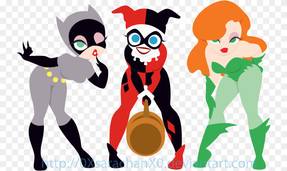 Batman Harley Quinn And Poison Ivy Poison Ivy, Baby, Person, Face, Head Free Png Download