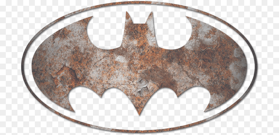 Batman Heavy Rust Logo Juniors T Shirt Batman Logo, Corrosion Free Png