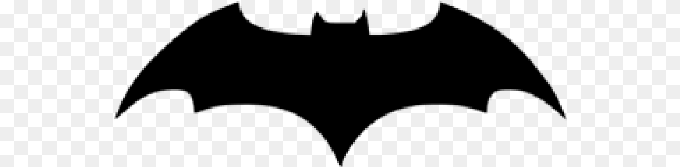 Batman Icon Silueta De Peces, Gray Free Transparent Png