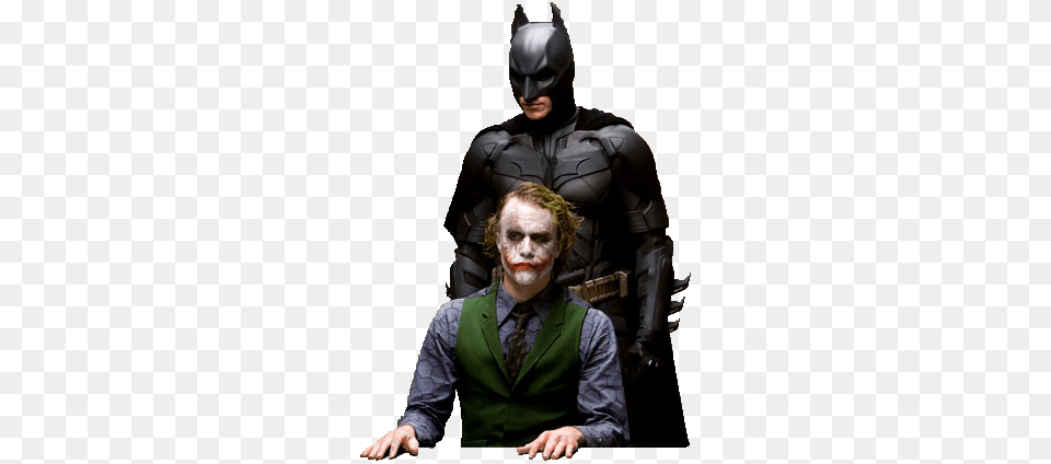 Batman Joker Batman Logo Transparent, Adult, Male, Man, Person Png Image