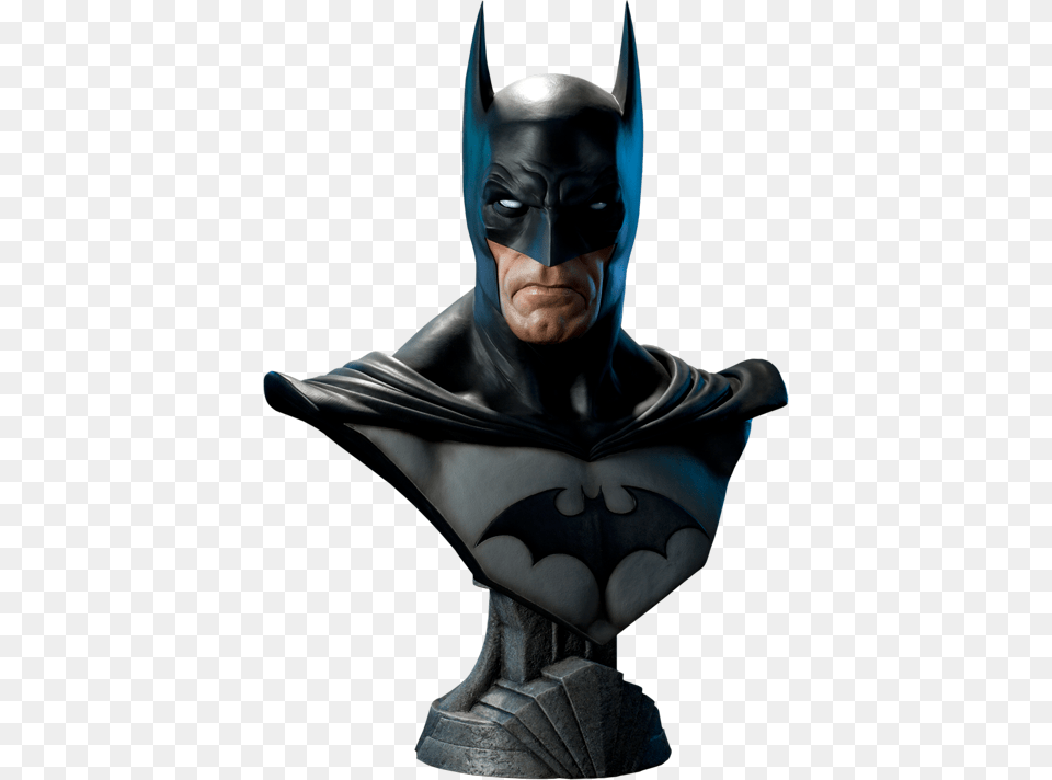 Batman Life Size Bust Dc Lifesize Bust Modern Age Batman, Adult, Male, Man, Person Free Transparent Png