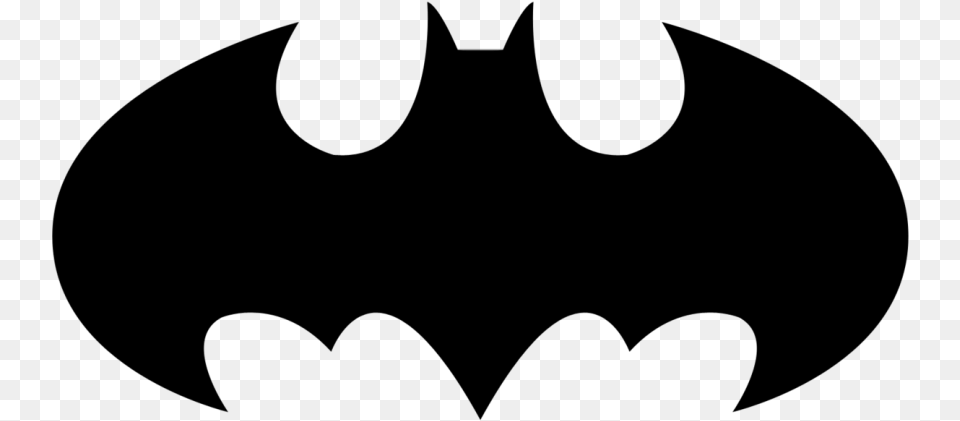 Batman Logo, Gray Png