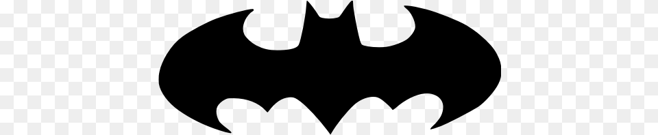 Batman Logo, Gray Png