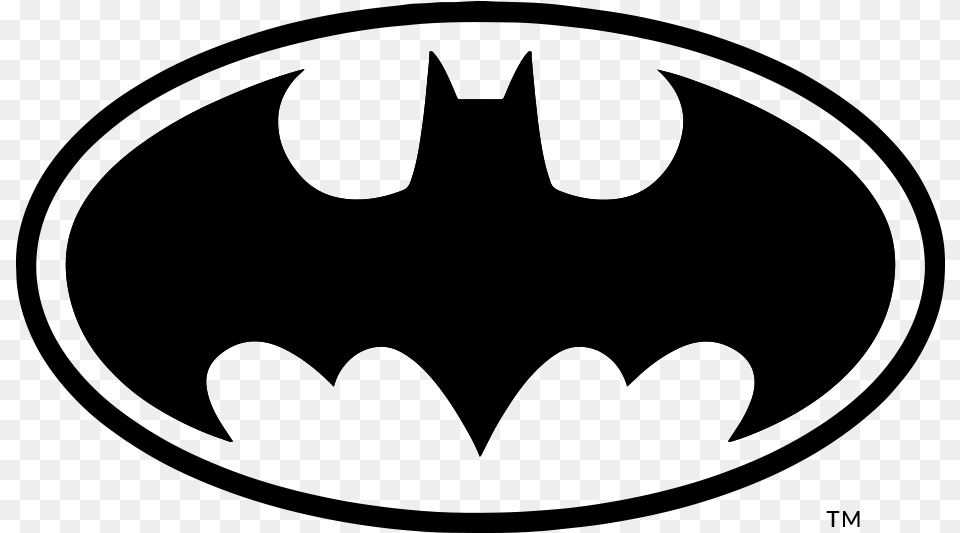 Batman Logo, Gray Png