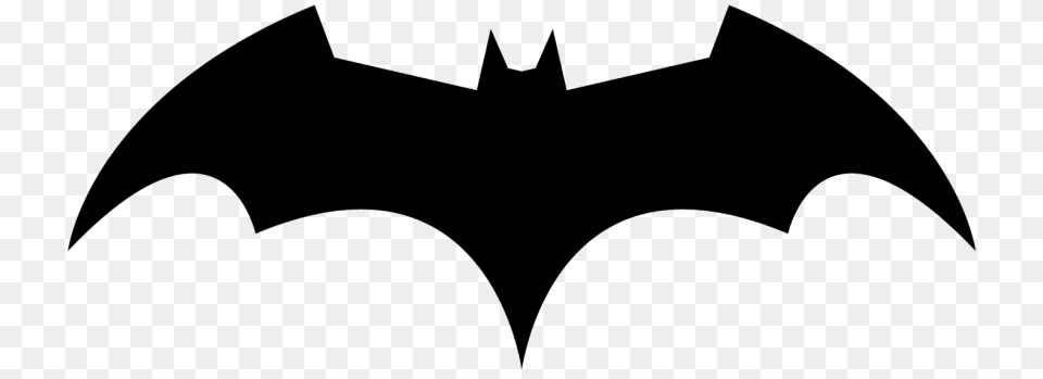 Batman Logo, Gray Free Transparent Png