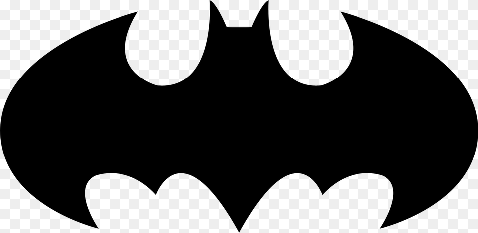 Batman Logo Dc Comics Big Batman Logo, Gray Free Transparent Png