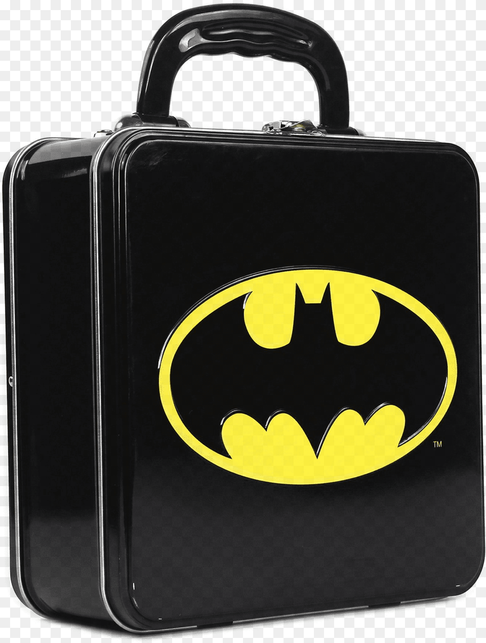 Batman Logo Embossed Tin Tote Batman Logo Looks Like Tooth, Symbol, Bag, Electronics, Mobile Phone Free Png