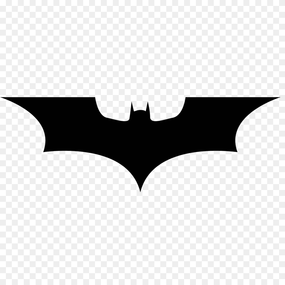 Batman Logo Icon, Gray Free Png Download