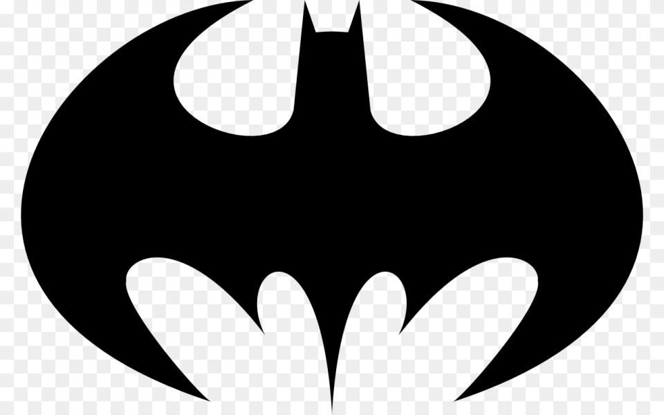 Batman Logo Image Batman Logo Black And White, Gray Free Png Download