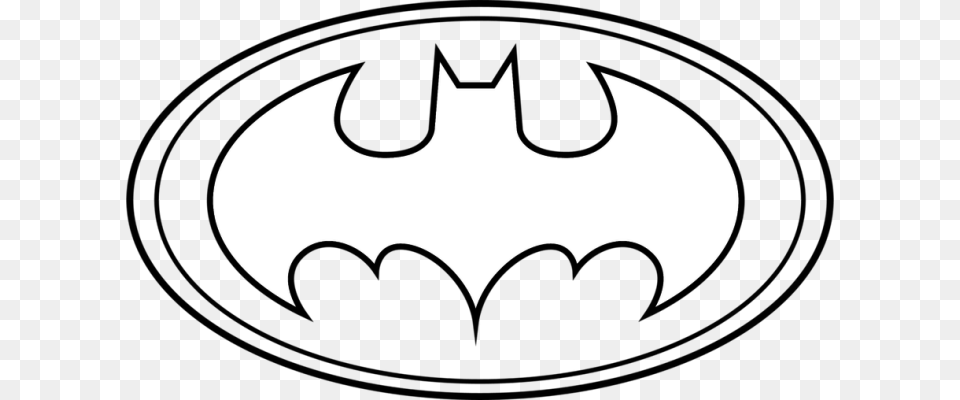 Batman Logo Outline, Symbol, Batman Logo, Astronomy, Moon Png